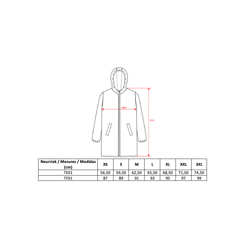 VESTE IMPERMEABLE DOUBLEE EN SHERPA -...