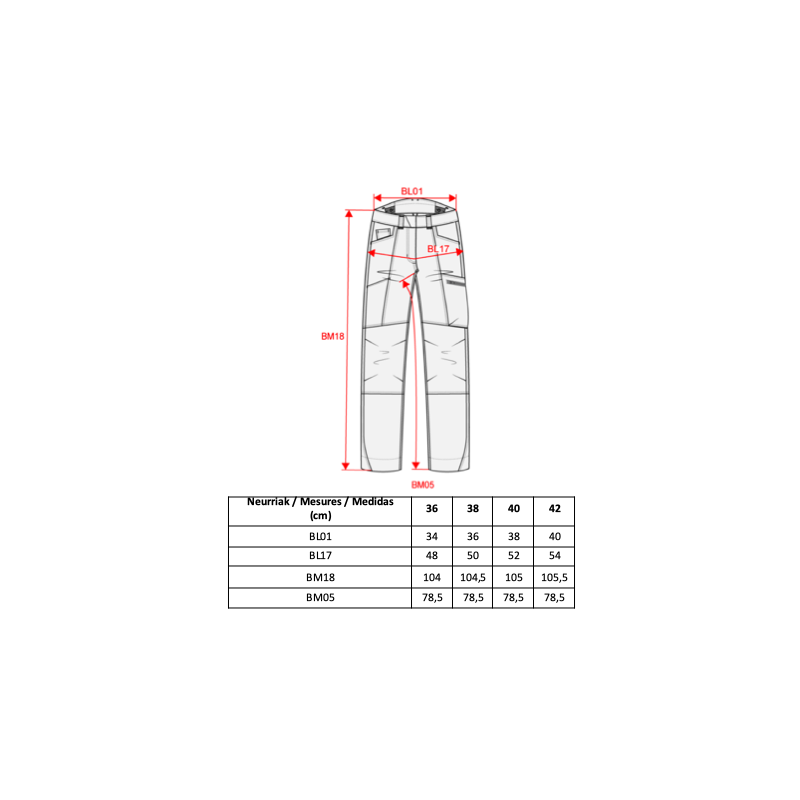 Pantalón reciclado elástico - MUJER