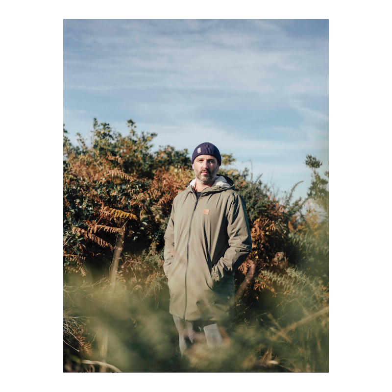 VESTE IMPERMEABLE DOUBLEE EN SHERPA -...