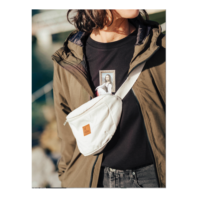 Sac banane en toile