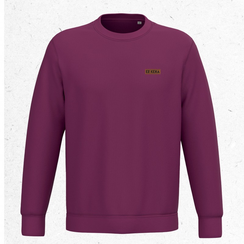 SUDADERA SIN CAPUCHA - ETIQUETA COSIDA