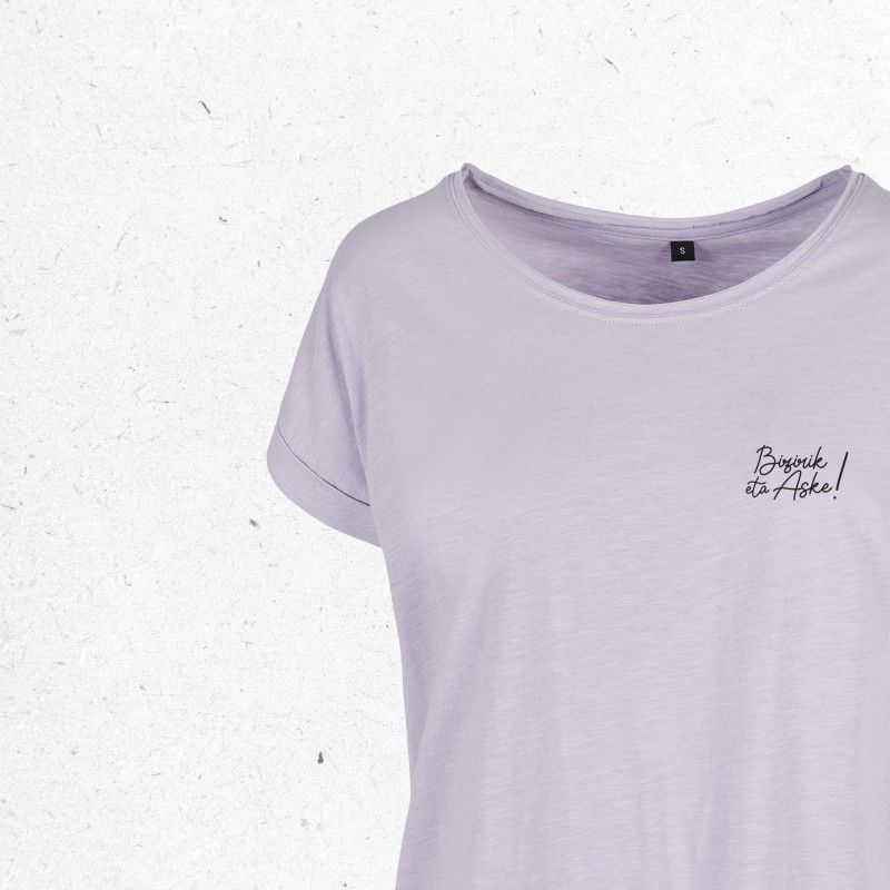 CAMISETA BIZIRIK ETA ASKE - MUJER