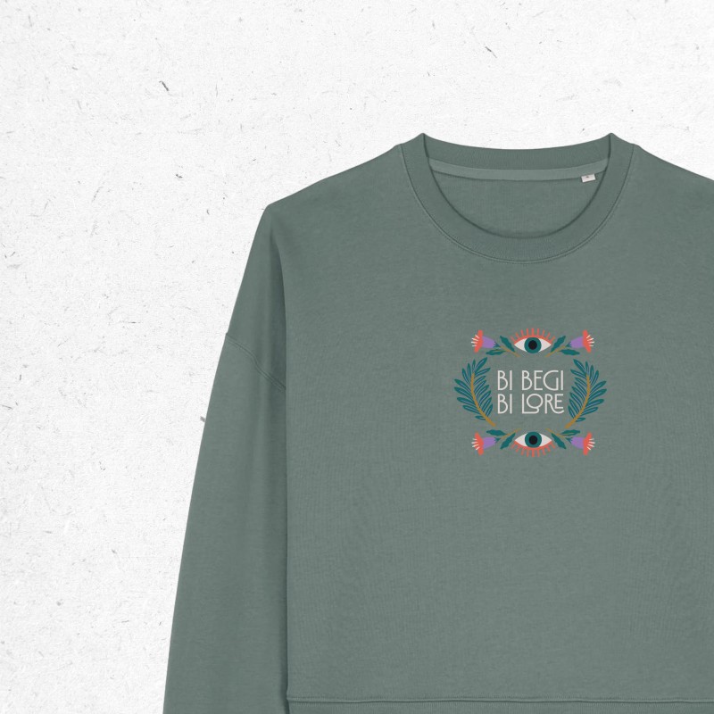 SUDADERA BI BEGI BI LORE - MUJER