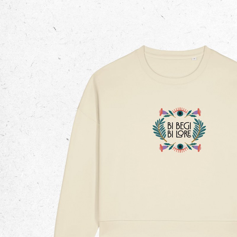 SUDADERA BI BEGI BI LORE - MUJER