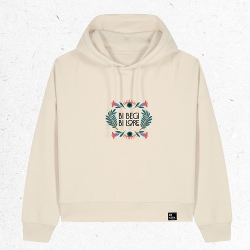 SUDADERA CON CAPUCHA - MUJER