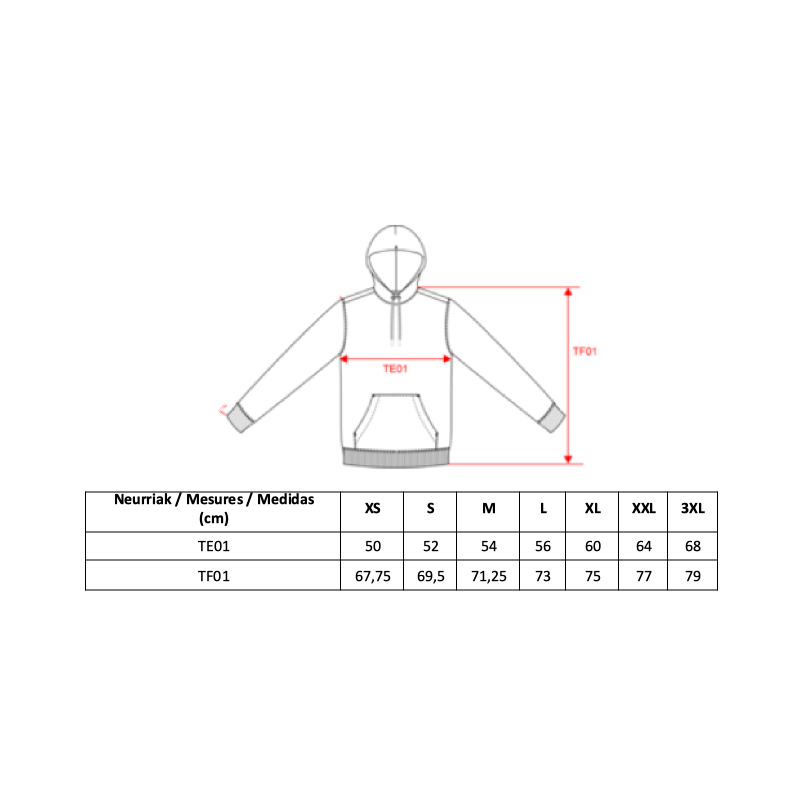 SUDADERA TXAN TXAN - UNISEX