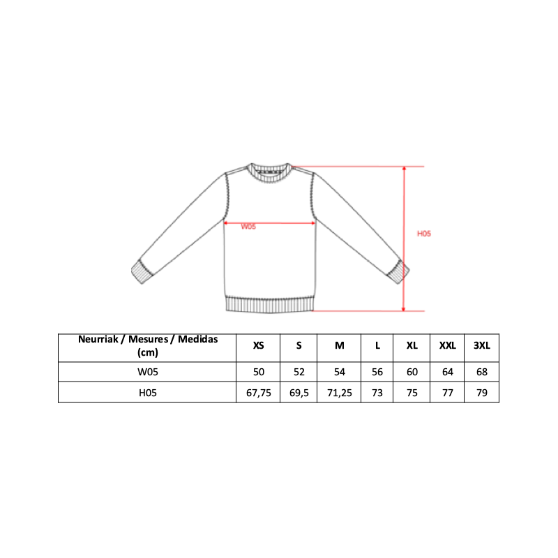 SUDADERA SIN CAPUCHA - DENAK